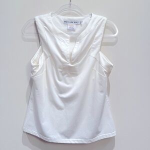 Gretchen Scott- White Sleeveless Tank Top Size Small